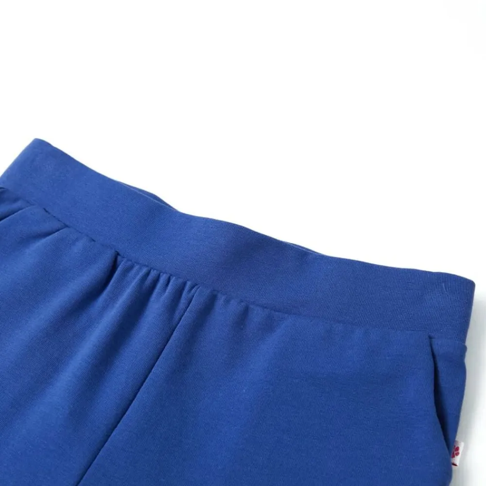 Vêtements & Accessoires-vidaXL Pantalon à jambes larges pour enfants cobalt 104 Bleu