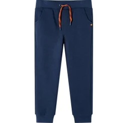 Vêtements & Accessoires-vidaXL Pantalon de survêtement pour enfants mélange 92 Bleu marine