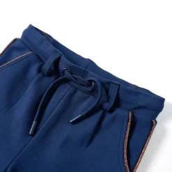 Vêtements & Accessoires-vidaXL Pantalons pour enfants avec cordon de serrage bleu marine 92
