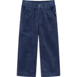 Vêtements & Accessoires-vidaXL Pantalons pour enfants velours côtelé bleu marine 92