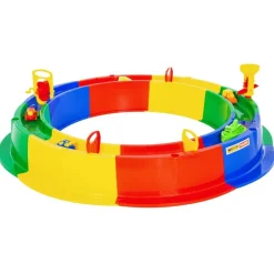 Jouets-vidaXL Polesie Wader Bac à sable rond avec voie d'eau 8 pcs 136 cm PP