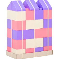 Jouets & Équipement D'Éveil Pour Bébés-vidaXL Polesie Wader Blocs en jouet XXL 36 pcs Rose et violet
