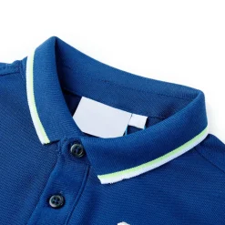 Vêtements & Accessoires-vidaXL Polo pour enfants foncé 104 Bleu