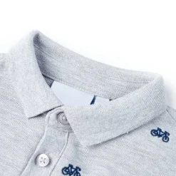 Vêtements & Accessoires-vidaXL Polo pour enfants mélangé 92 Gris