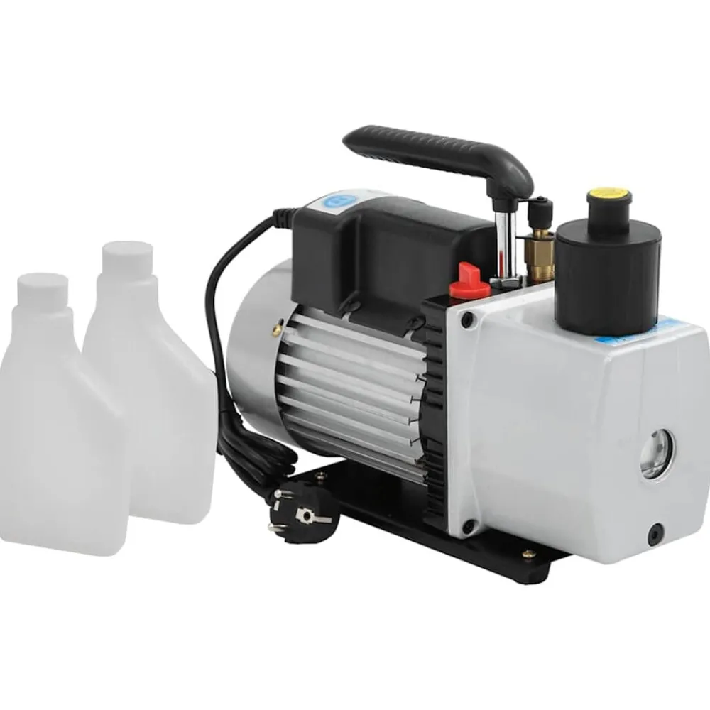 Accessoires Pour Appareils Électroménagers-vidaXL Pompe à vide double étage 50 l / min Noir
