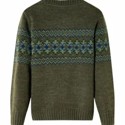 Vêtements & Accessoires-vidaXL Pull-over tricoté pour enfants 92 Kaki