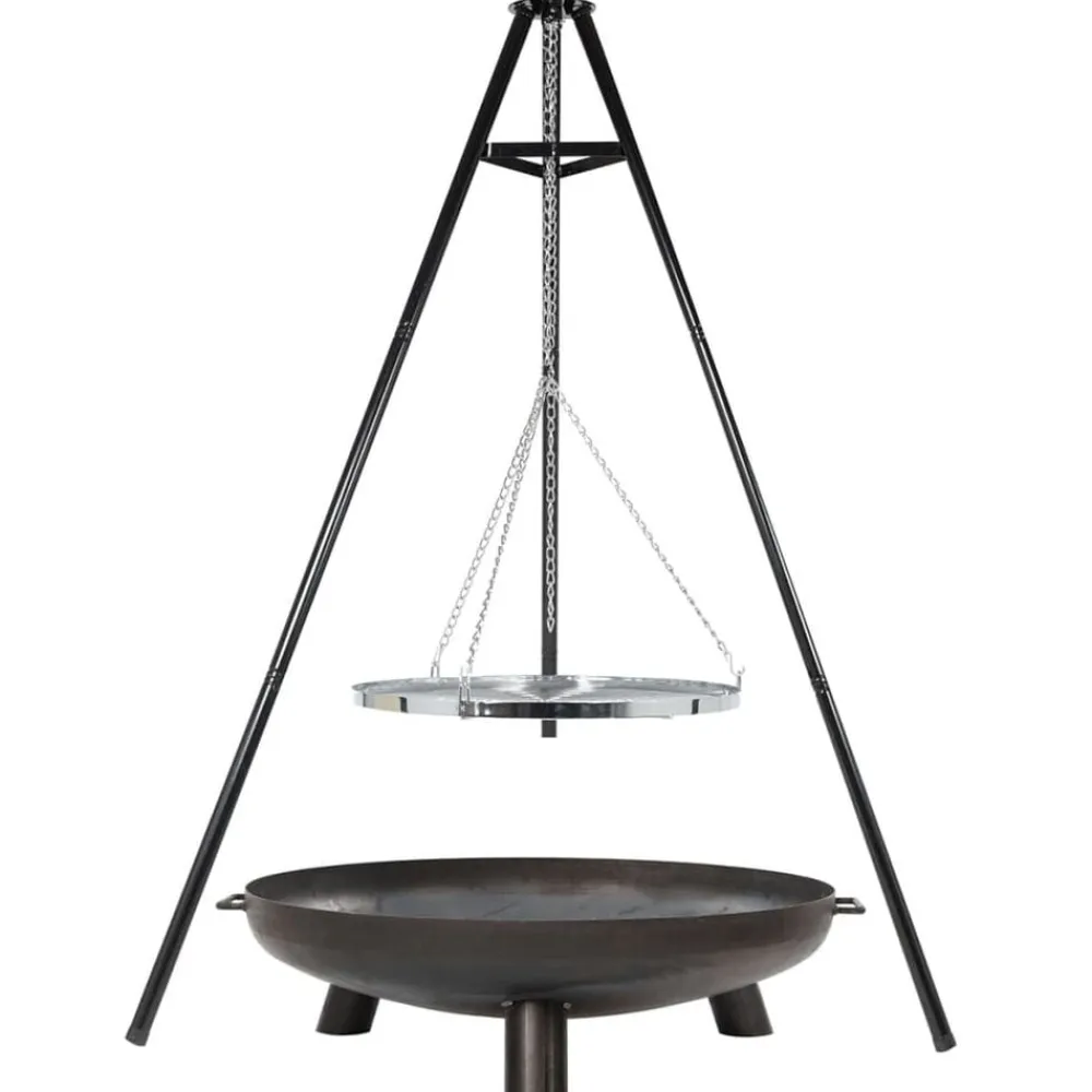 Arts De La Table & Arts Culinaires-vidaXL RedFire Gril à trépied Noir 172 cm BBQ TRIPOD