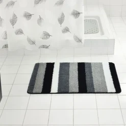Accessoires De Salle De Bain-vidaXL RIDDER Tapis de salle de bains Carl 60 x 90 cm 7102307 Gris