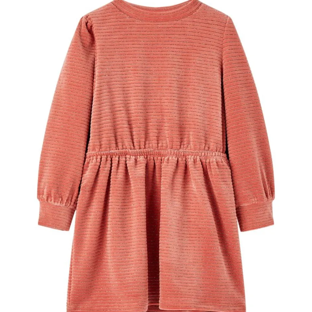 vidaXL Robe enfants à manches longues rose moyen 92