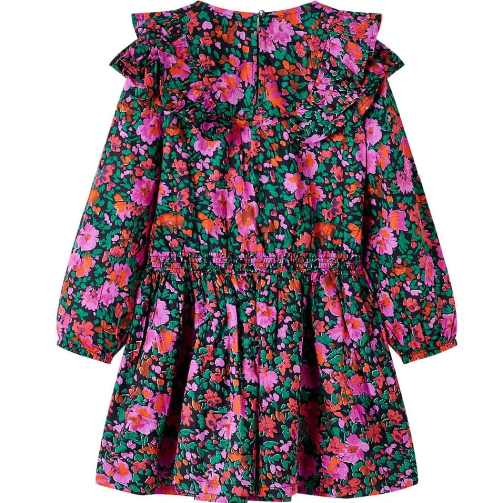 vidaXL Robe pour enfants à manches longues rose vif 92