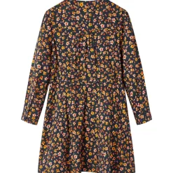 Vêtements & Accessoires-vidaXL Robe pour enfants à manches longues bleu marine 92