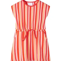 Vêtements & Accessoires-vidaXL Robe pour enfants avec cordon rose et rouge 104