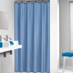 Accessoires De Salle De Bain-vidaXL Sealskin Rideau de douche Granada 180 cm Bleu