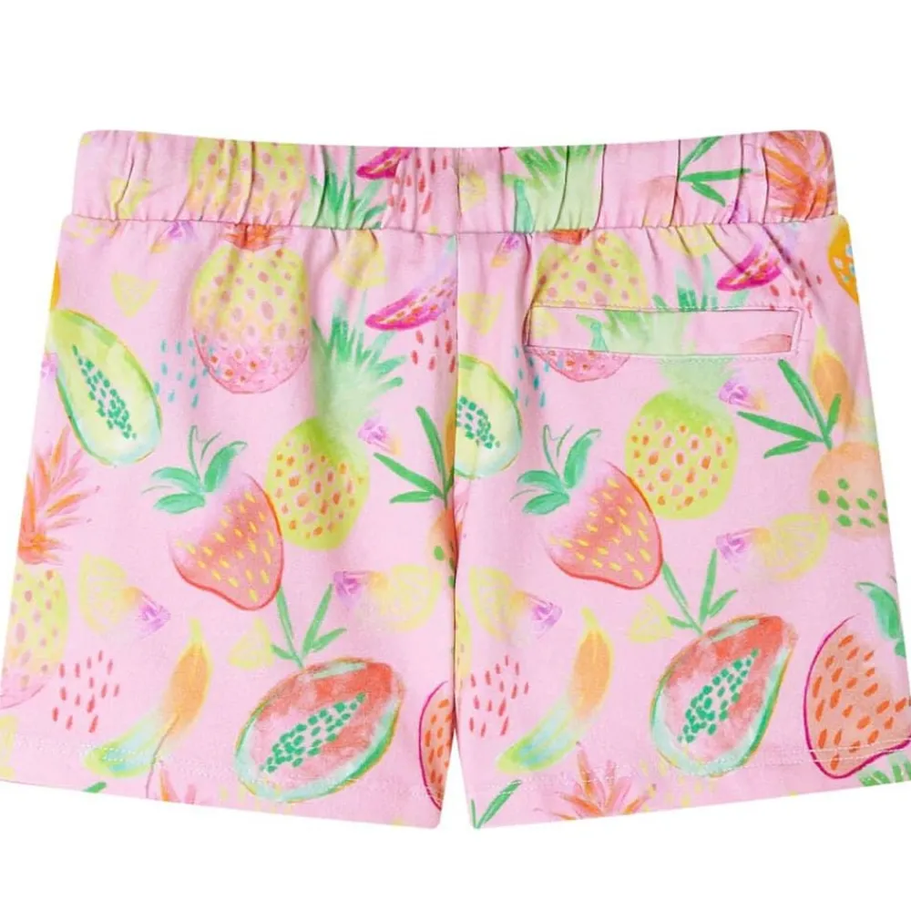 Vêtements & Accessoires-vidaXL Short pour enfants à cordon de serrage rose pâle 104