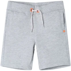 Vêtements & Accessoires-vidaXL Short pour enfants avec cordon de serrage 104 Gris