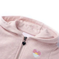 vidaXL Sweatshirt à capuche avec fermeture éclair pour enfants 92