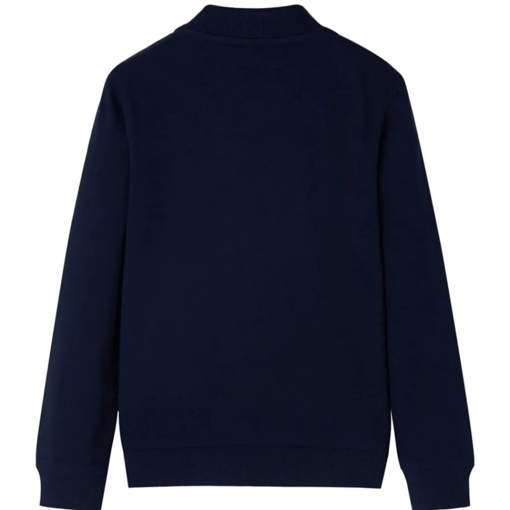 vidaXL Sweatshirt pour enfants avec fermeture éclair bleu marine 92