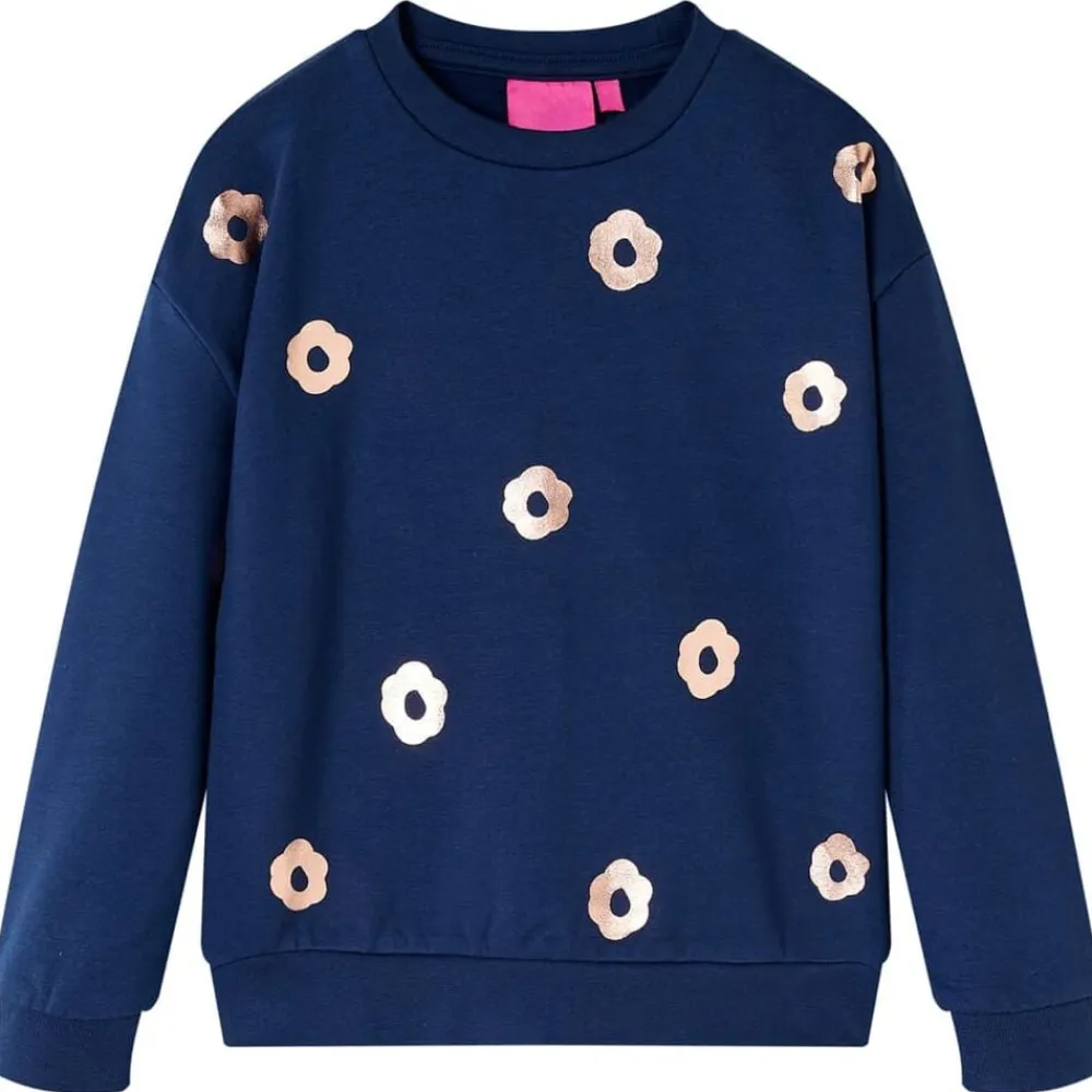 Vêtements & Accessoires-vidaXL Sweatshirt pour enfants 104 Bleu marine