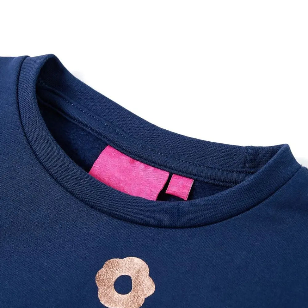 Vêtements & Accessoires-vidaXL Sweatshirt pour enfants 104 Bleu marine