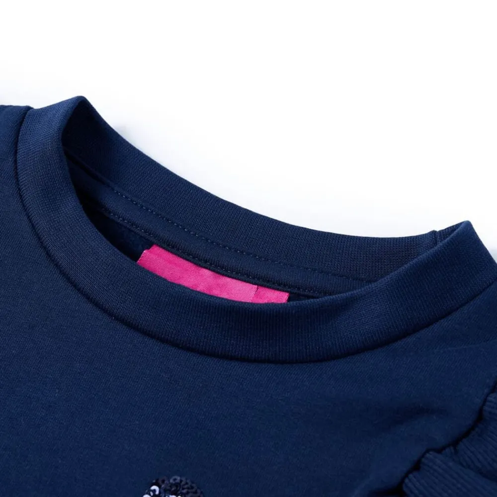 Vêtements & Accessoires-vidaXL Sweatshirt pour enfants 104 Bleu marine