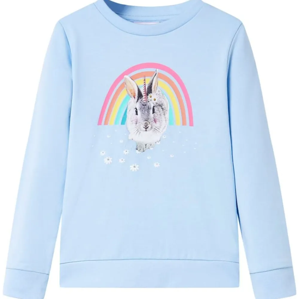 Vêtements & Accessoires-vidaXL Sweatshirt pour enfants clair 92 Bleu