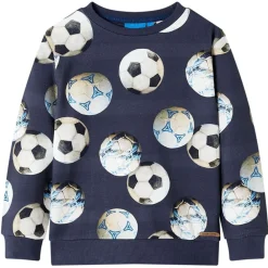 Vêtements & Accessoires-vidaXL Sweatshirt pour enfants bleu marine 92