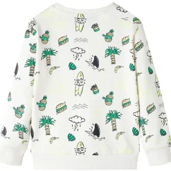 Vêtements & Accessoires-vidaXL Sweat-shirt pour enfants écru doux 104