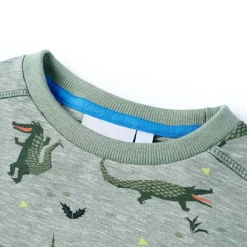 Vêtements & Accessoires-vidaXL Sweatshirt pour enfants mélange kaki clair 92