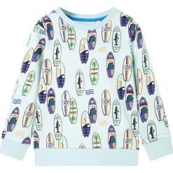 Vêtements & Accessoires-vidaXL Sweatshirt pour enfants mélange bleu pâle 116