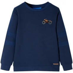 Vêtements & Accessoires-vidaXL Sweatshirt pour enfants mélange 92 Bleu marine