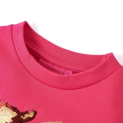 Vêtements & Accessoires-vidaXL Sweatshirt pour enfants rose vif 92