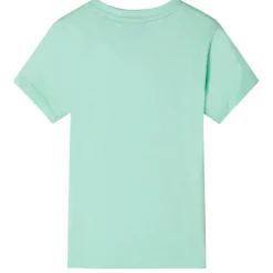 Vêtements & Accessoires-vidaXL T-shirt enfants à manches courtes clair 92 Vert