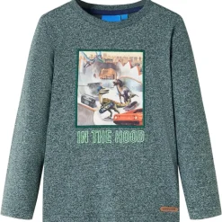 vidaXL T-shirt enfants à manches longues 104