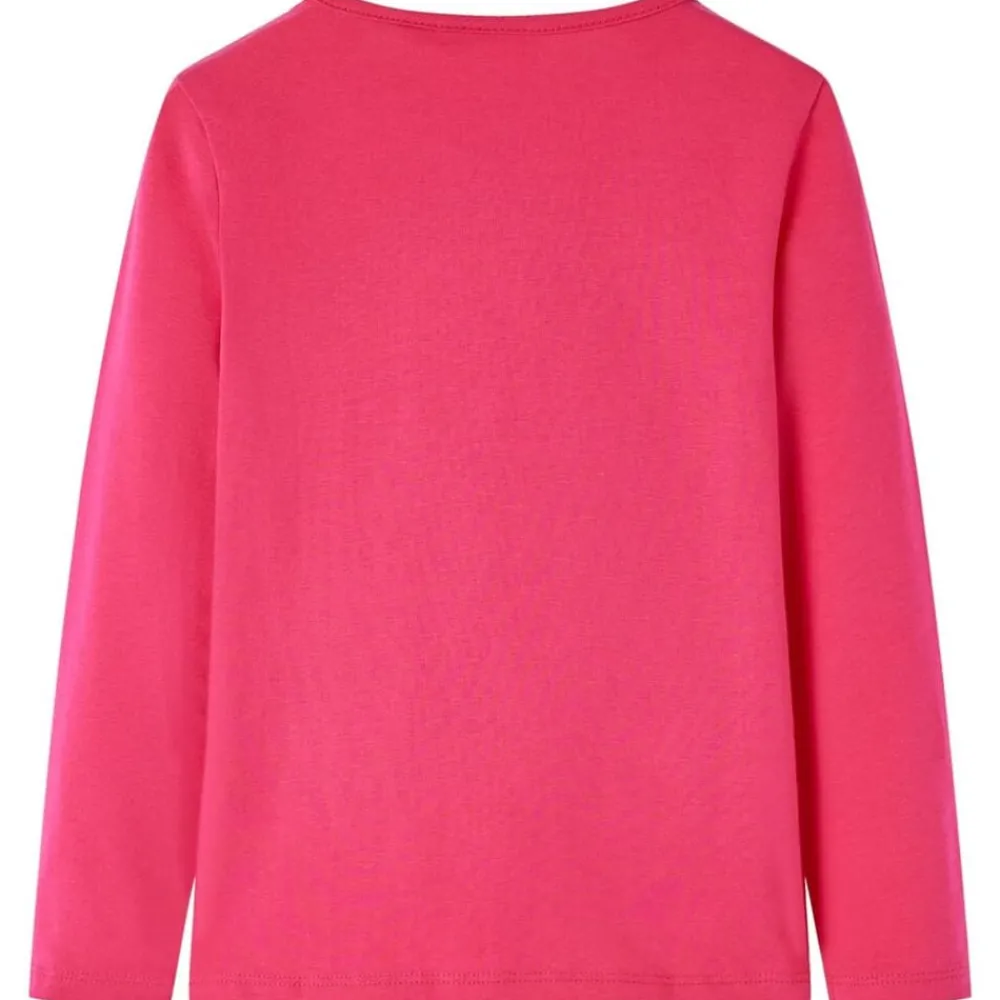 Vêtements & Accessoires-vidaXL T-shirt enfants à manches longues vif 104 Rose