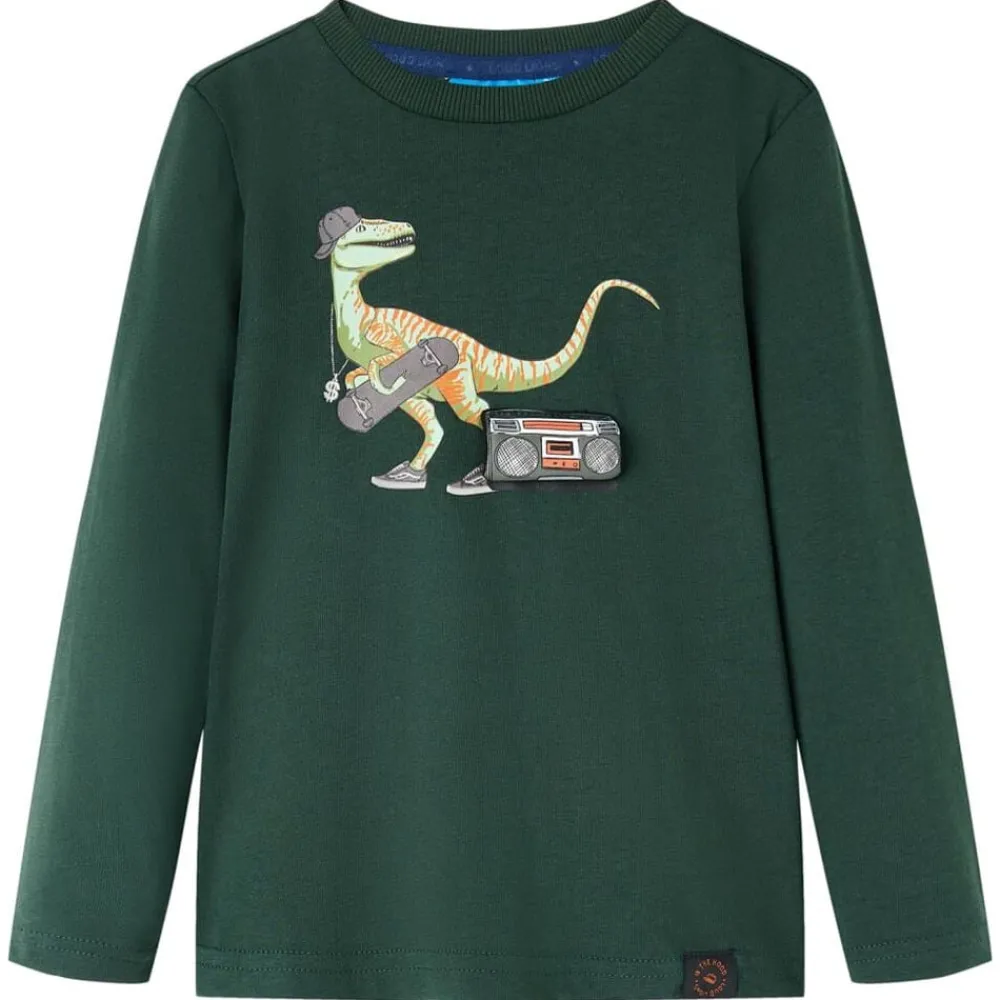 vidaXL T-shirt enfants à manches longues 92