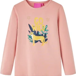 vidaXL T-shirt enfants à manches longues 128