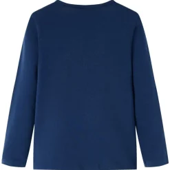 Vêtements & Accessoires-vidaXL T-shirt enfants à manches longues 92 Bleu marine