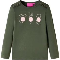 vidaXL T-shirt enfants à manches longues 104