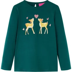 vidaXL T-shirt enfants à manches longues 92