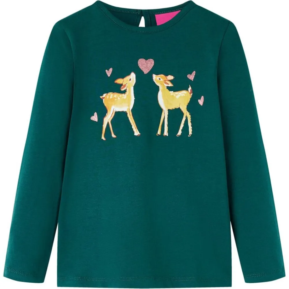 vidaXL T-shirt enfants à manches longues 92