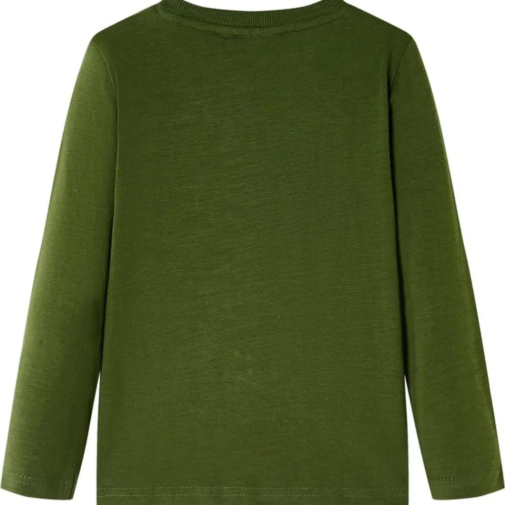 vidaXL T-shirt enfants à manches longues foncé 104