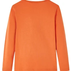 vidaXL T-shirt enfants à manches longues brûlé 92
