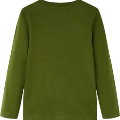 vidaXL T-shirt enfants à manches longues foncé 104