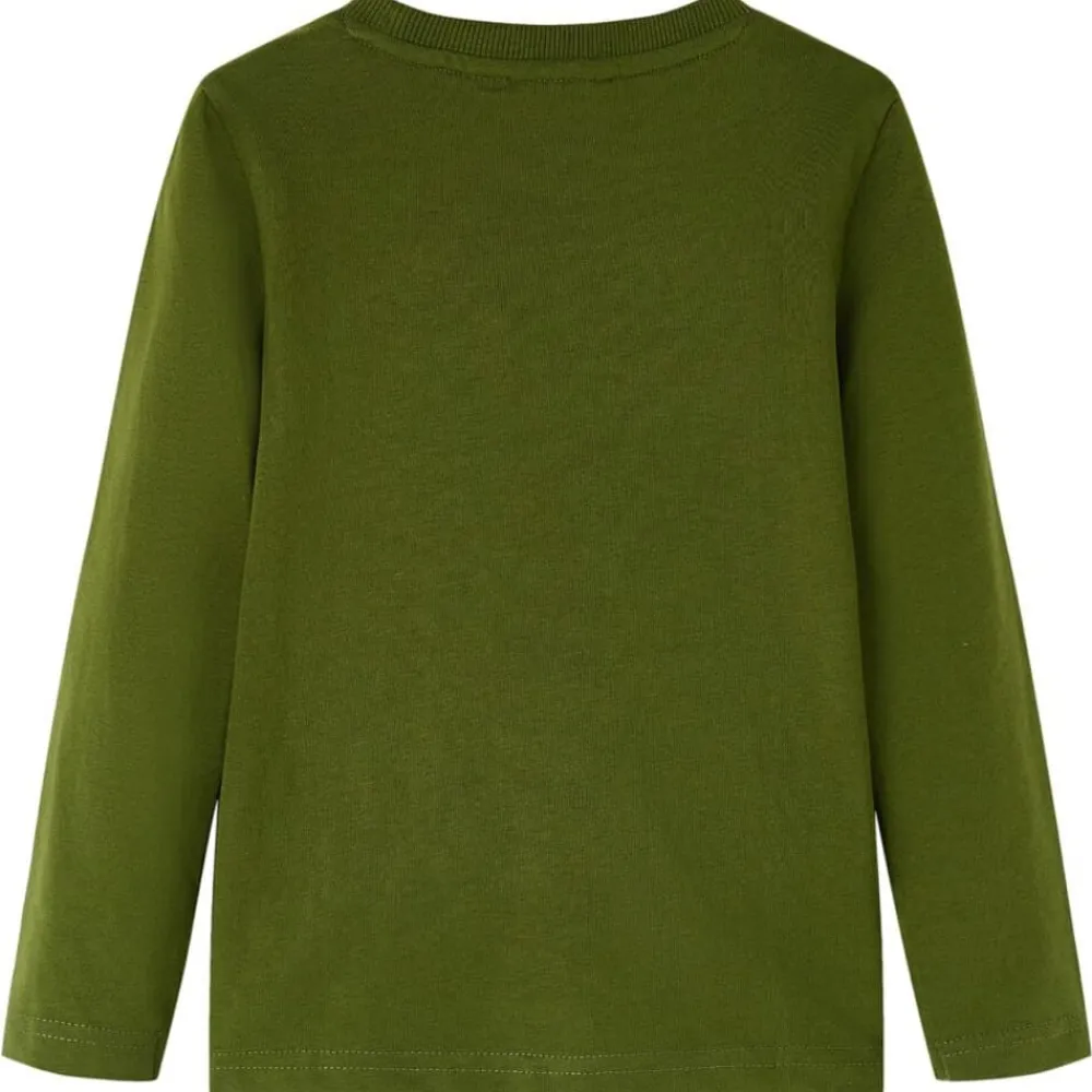 vidaXL T-shirt enfants à manches longues foncé 104