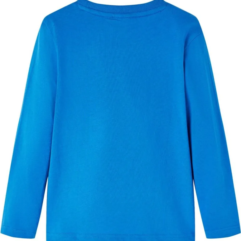 Vêtements & Accessoires-vidaXL T-shirt enfants à manches longues cobalt 116 Bleu