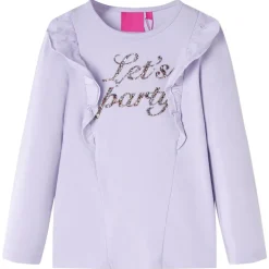 vidaXL T-shirt enfants à manches longues clair 104