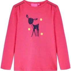 vidaXL T-shirt enfants à manches longues vif 104
