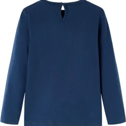 Vêtements & Accessoires-vidaXL T-shirt enfants à manches longues 92 Bleu marine