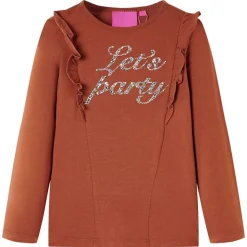 vidaXL T-shirt enfants à manches longues 128