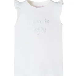 vidaXL T-shirt enfants avec manches à volants 104